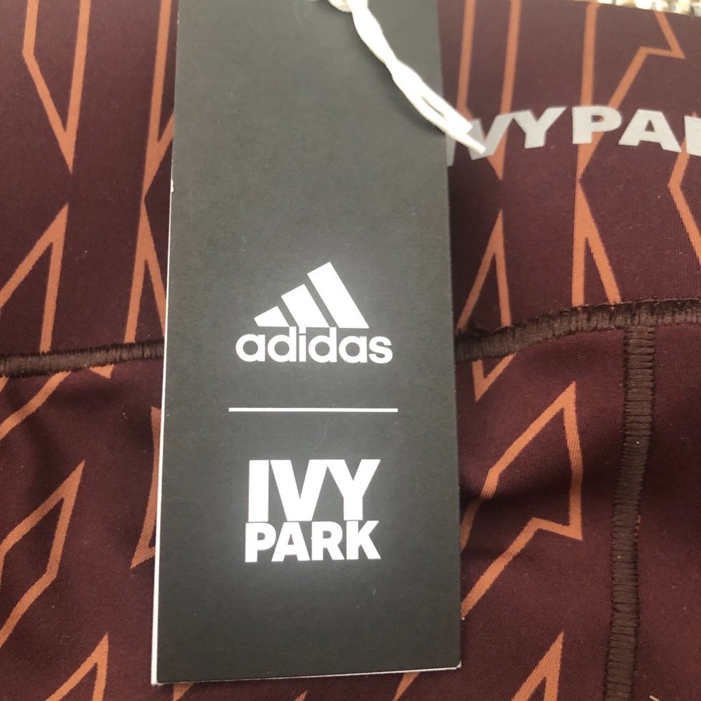 adidas x Ivy Park Monogram Sheer Panel Tights - Picture 9 of 10